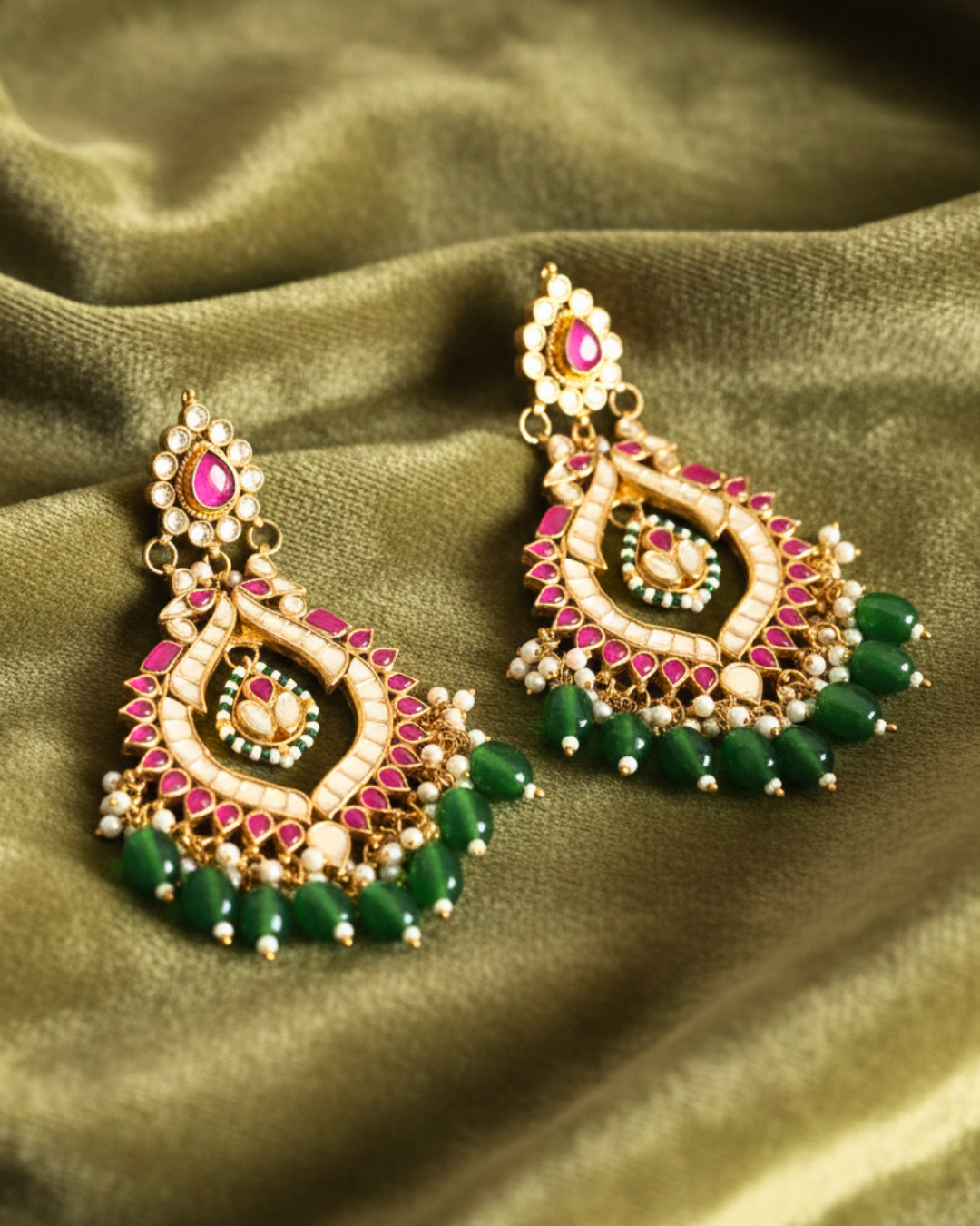 Rang-Mayur Noor Earrings