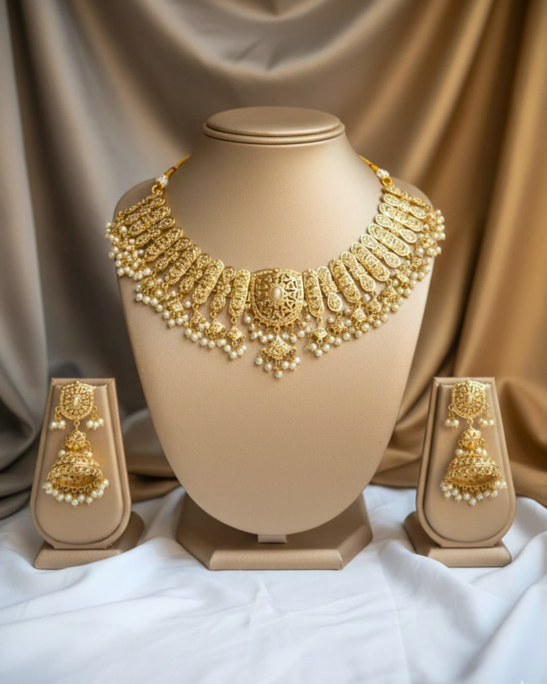 Ivory Heirloom Pearl Choker Set