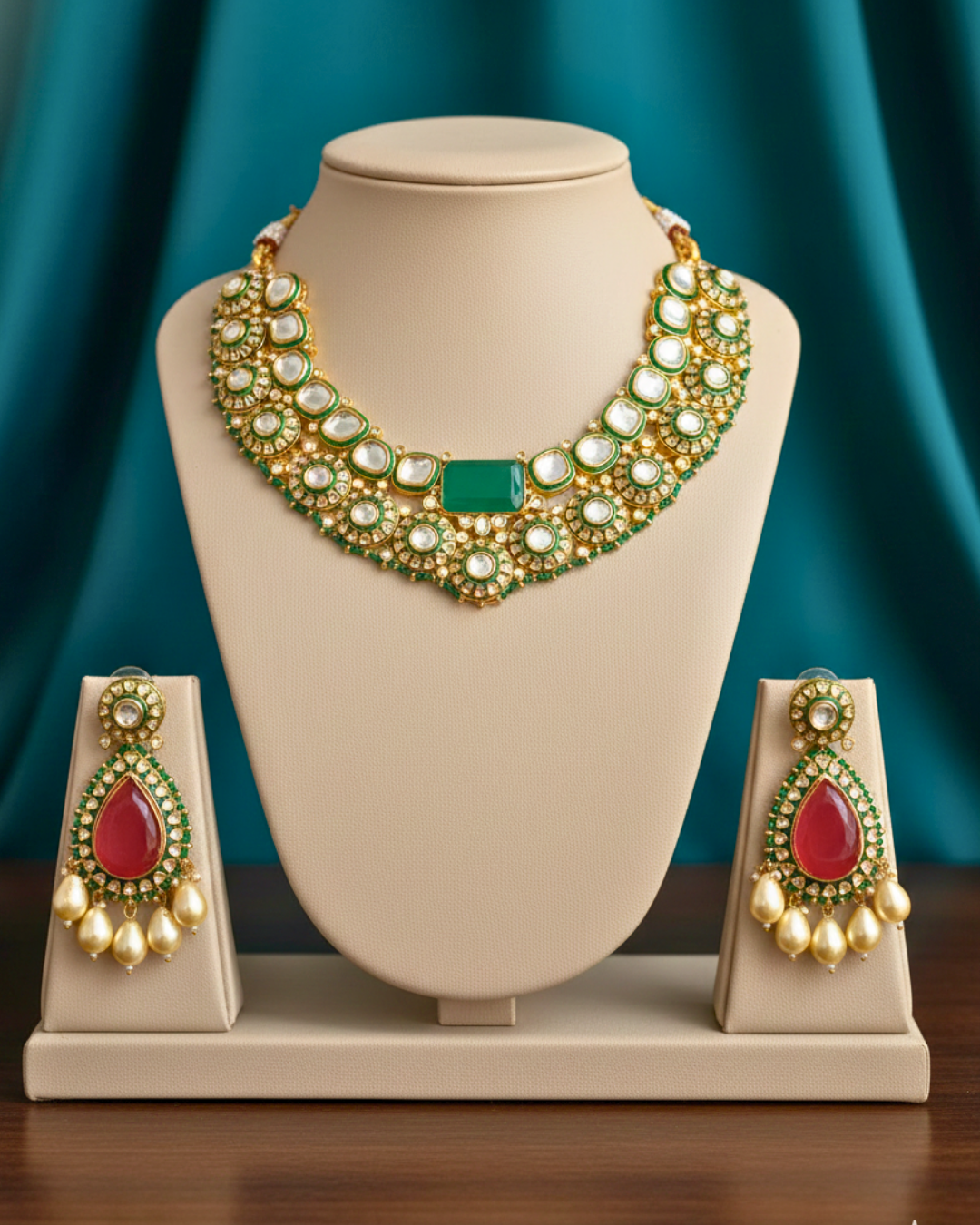 Emerald Noor Choker Set
