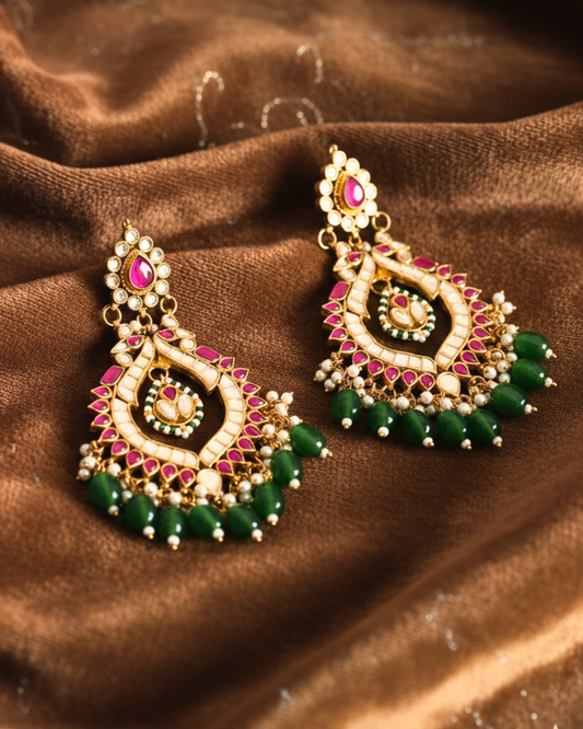 Rang-Mayur Noor Earrings
