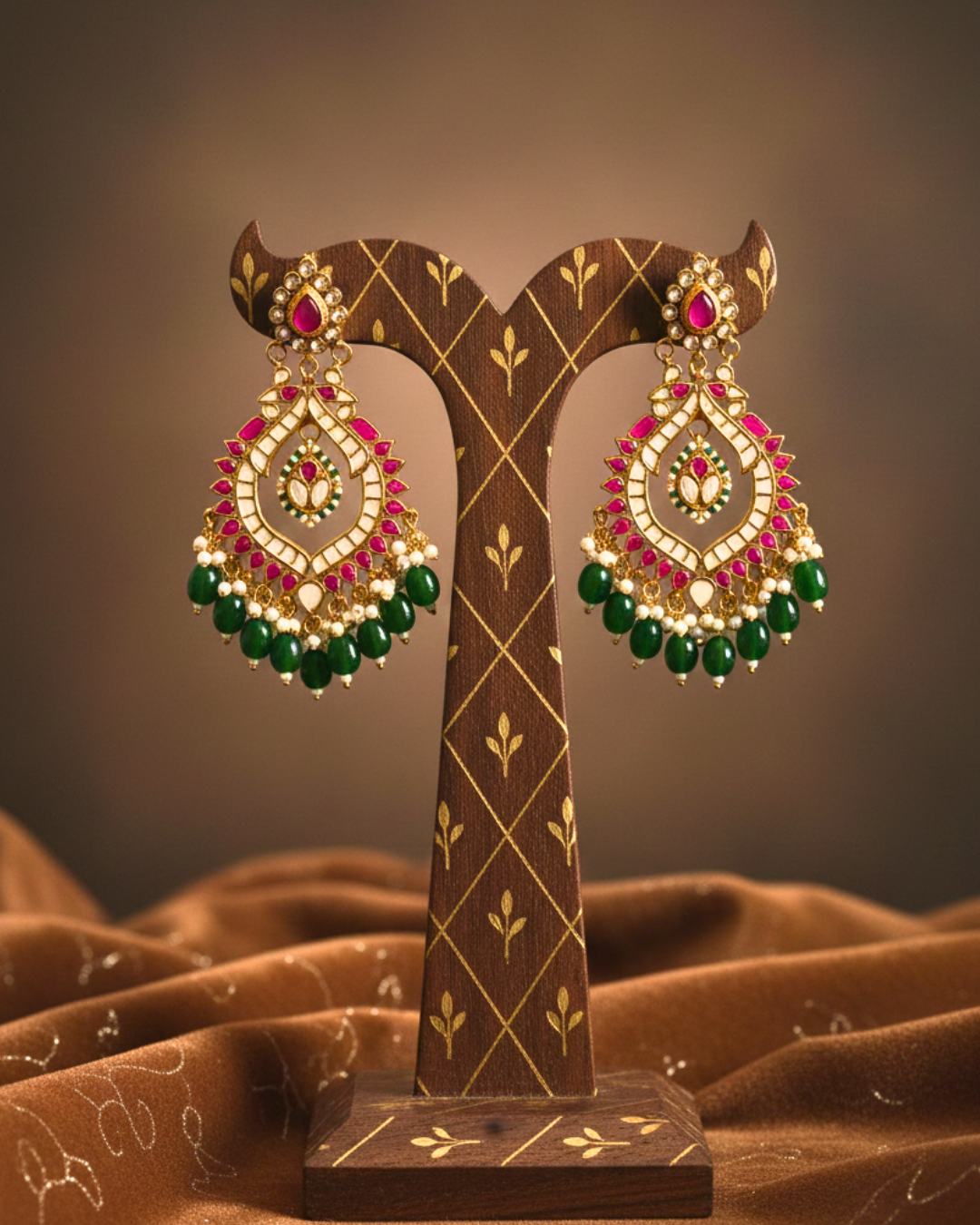 Rang-Mayur Noor Earrings
