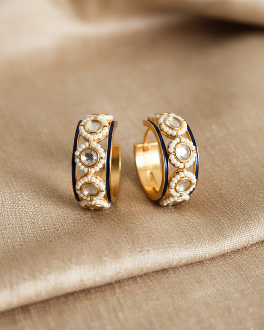 Neel-Noor Kundan Hoops