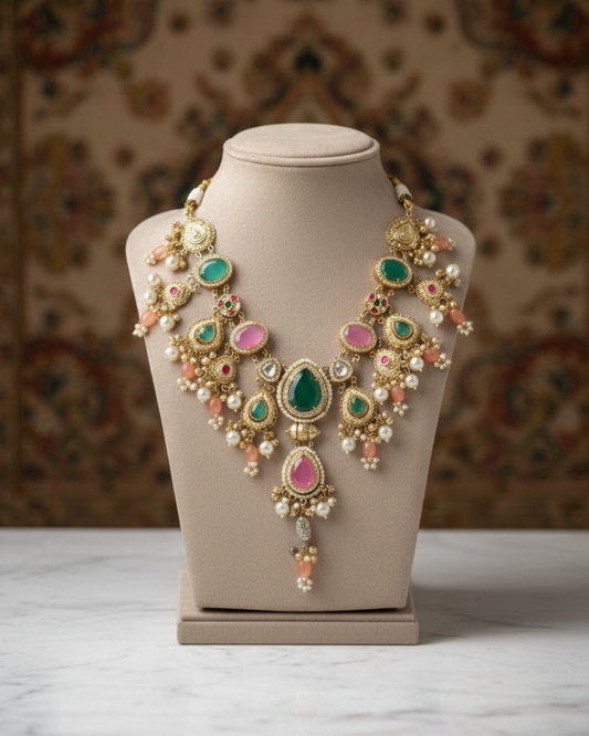 Navrang Heirloom Polki Necklace