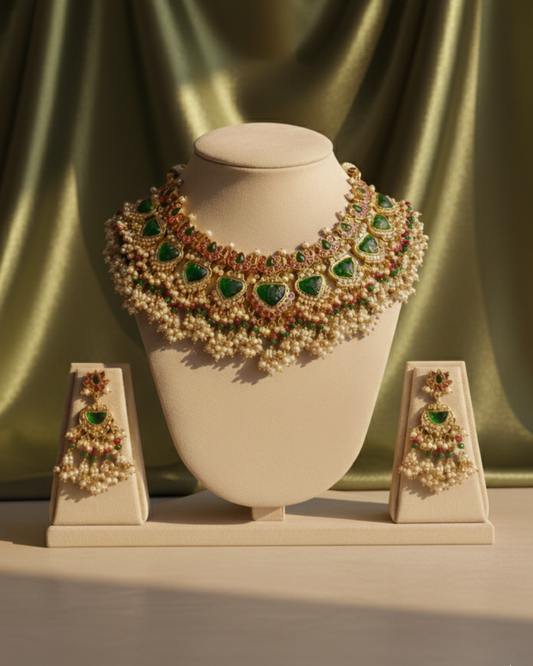 Zeenat-e-Zewar Pearl Choker Set