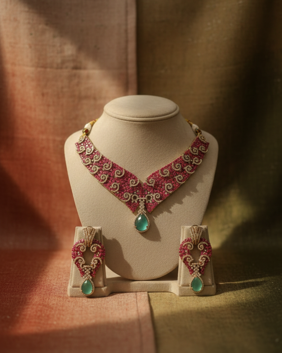 Meher-E-Noor Heritage Necklace Set