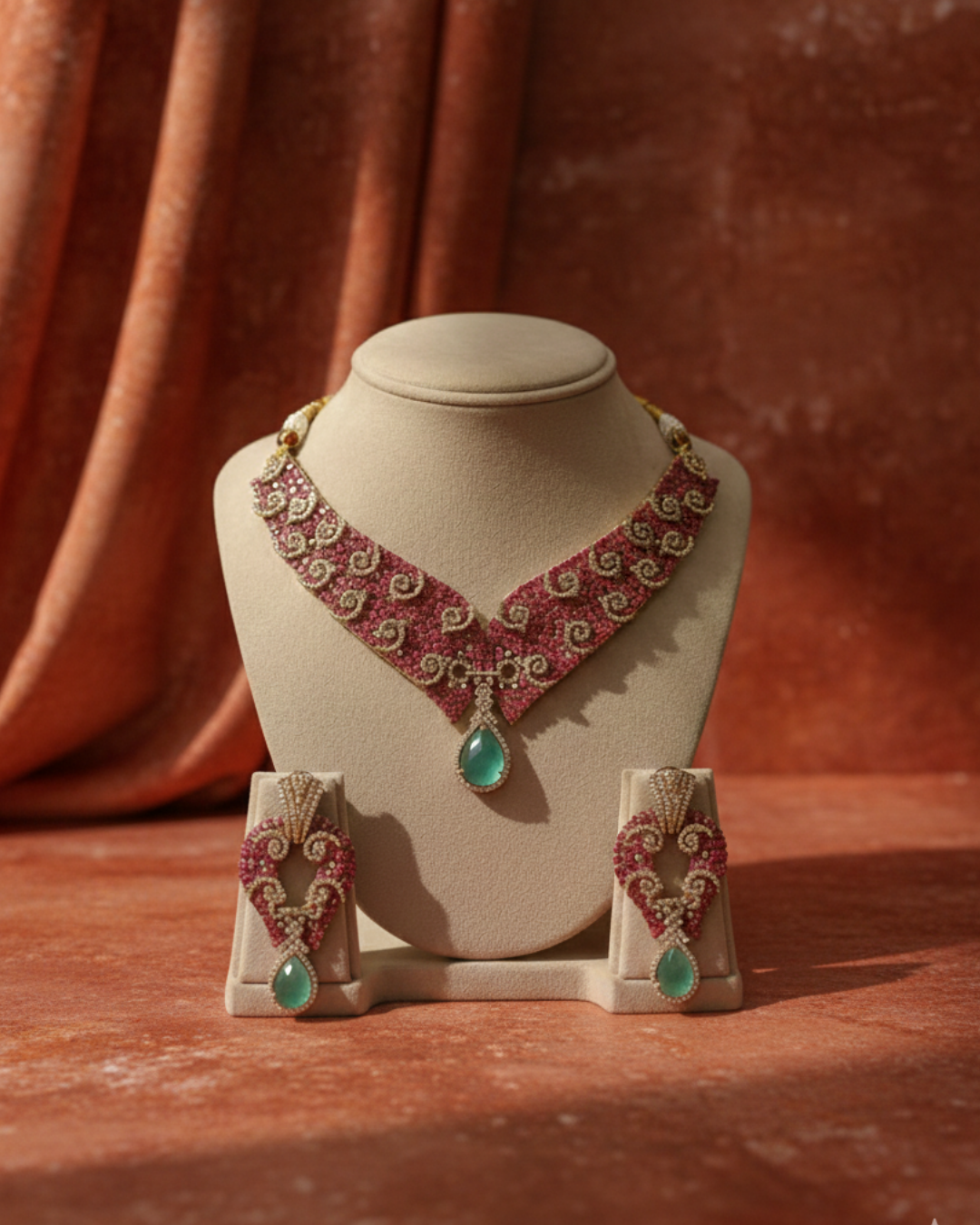 Meher-E-Noor Heritage Necklace Set