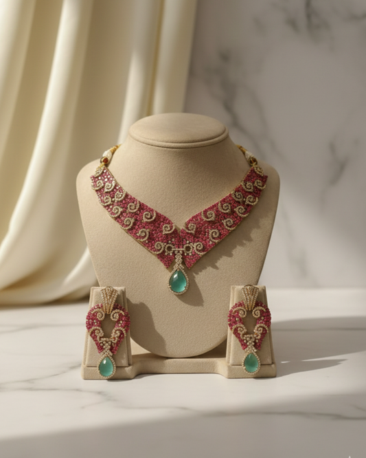 Meher-E-Noor Heritage Necklace Set