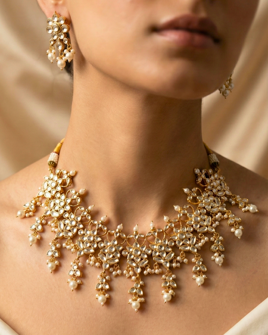 Ivory Noor Kundan Set
