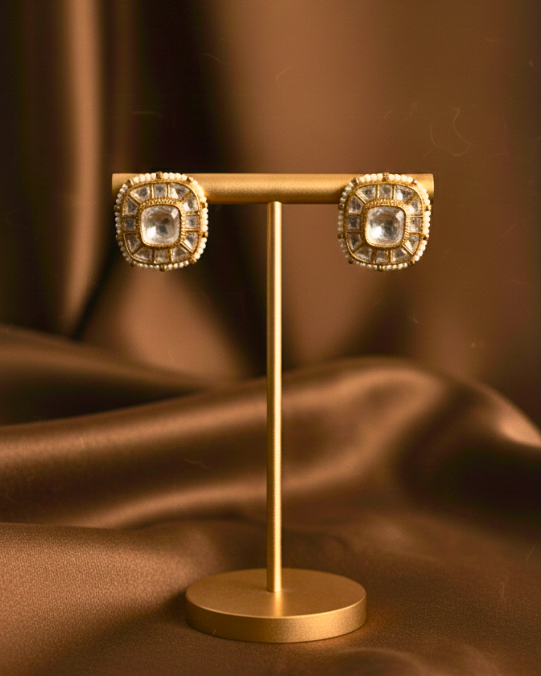 Noor-e-Safa Kundan Studs