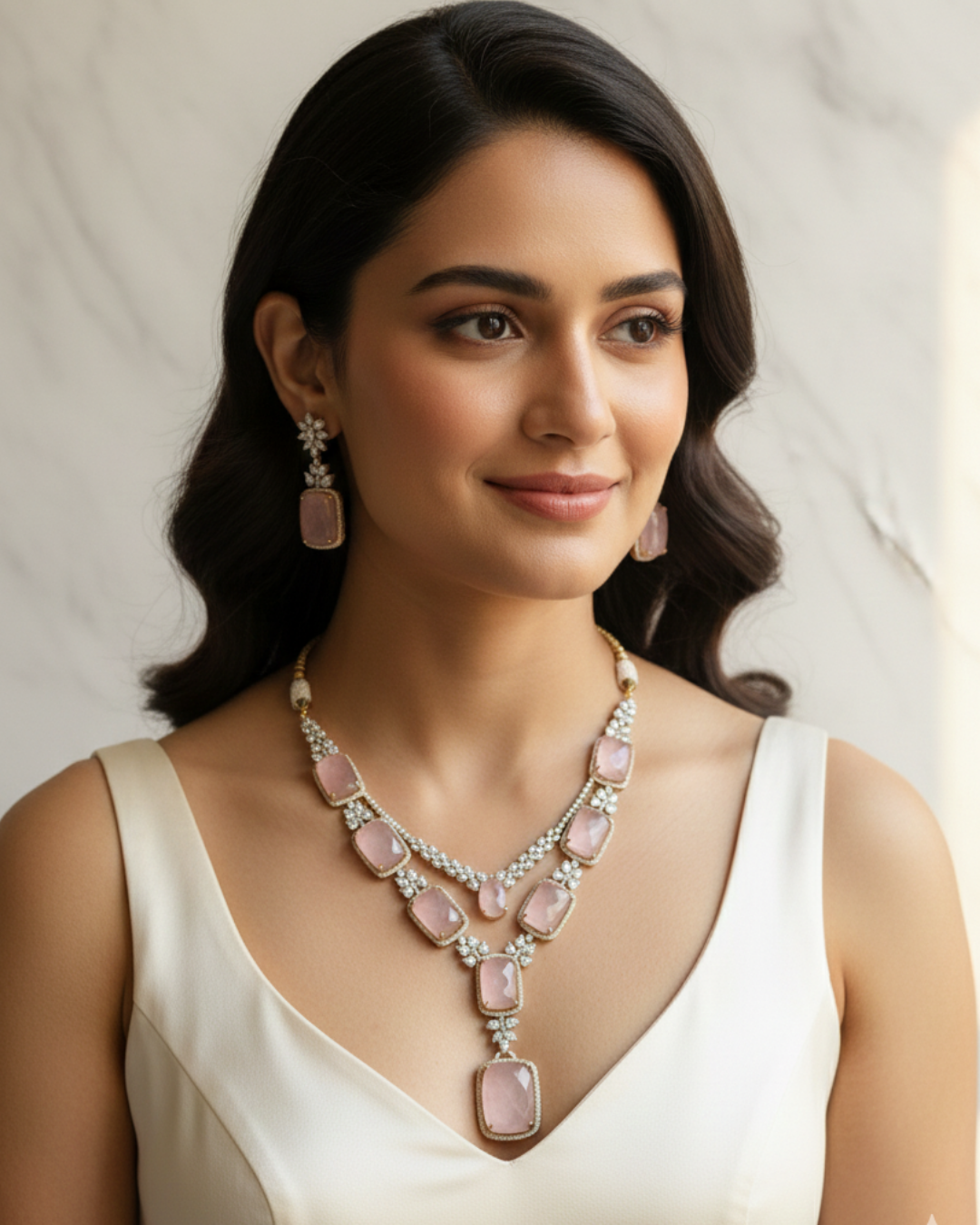Rose Éclat Heritage Necklace Set