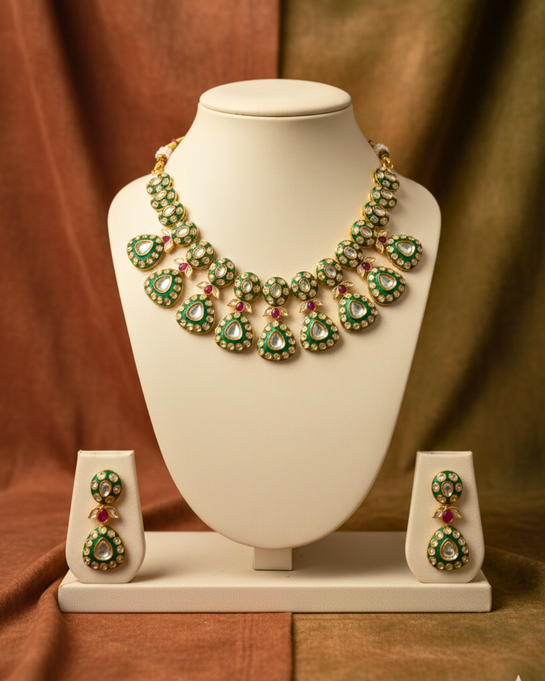Firdaus Emerald Drop Set