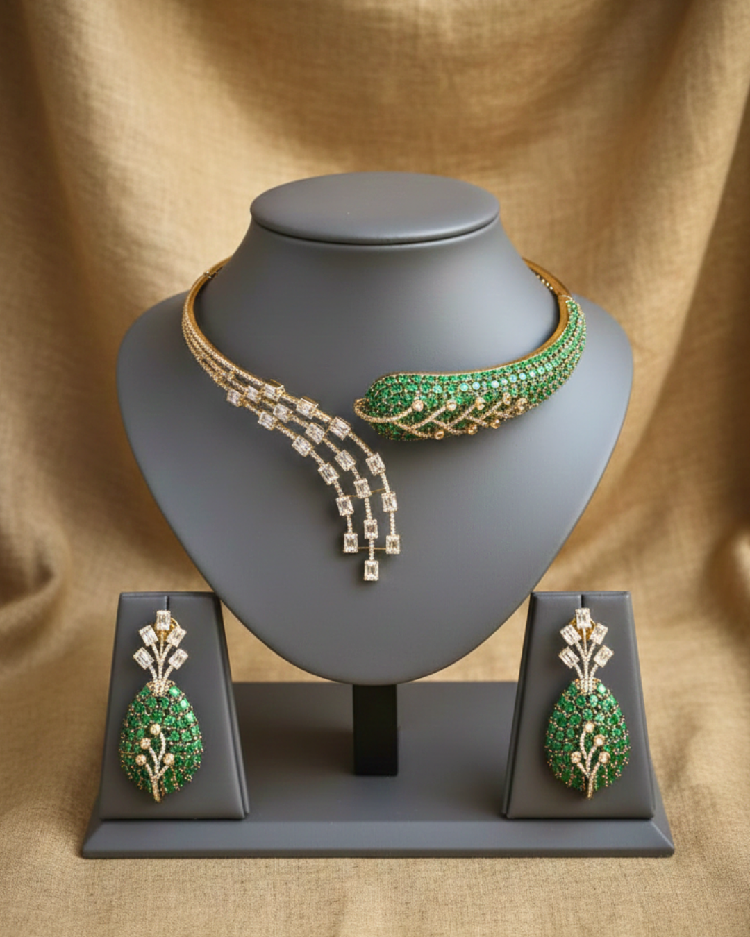 Emerald Verdant Asymmetric Set