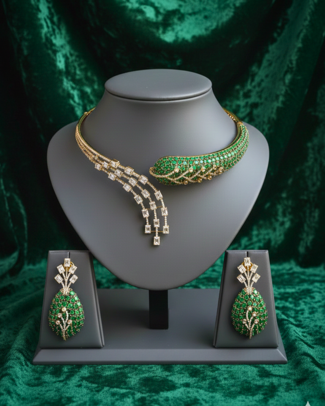 Emerald Verdant Asymmetric Set