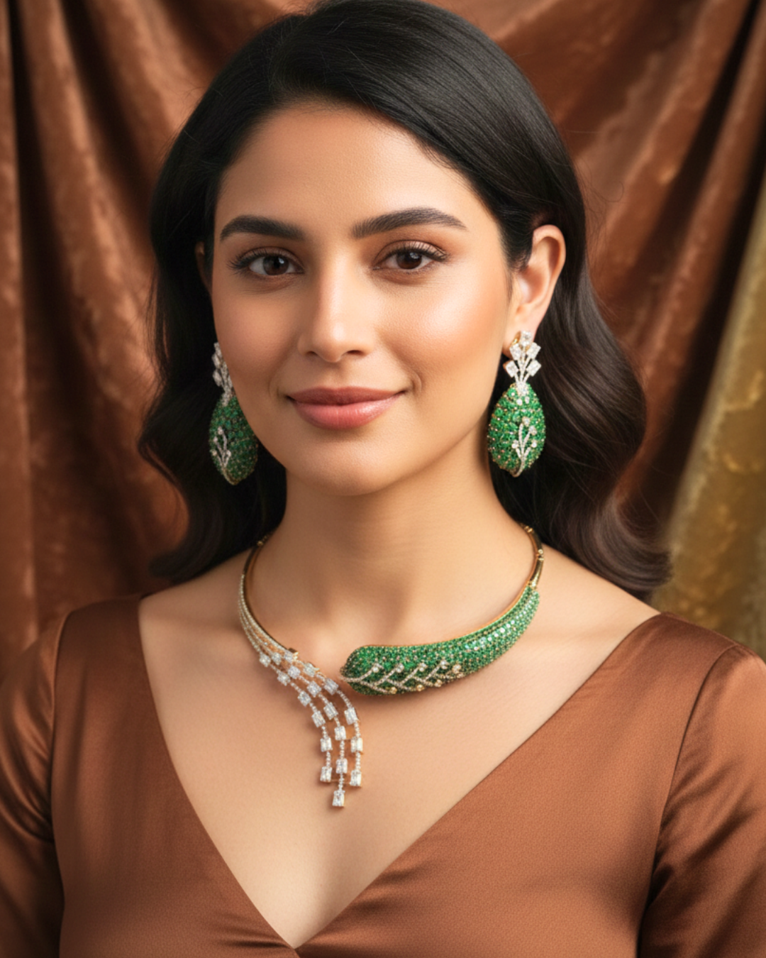 Emerald Verdant Asymmetric Set
