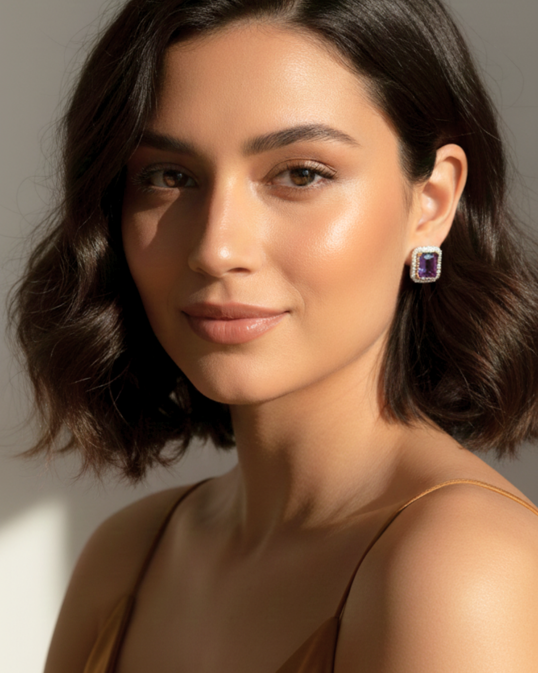 Amethyst Royale Studs