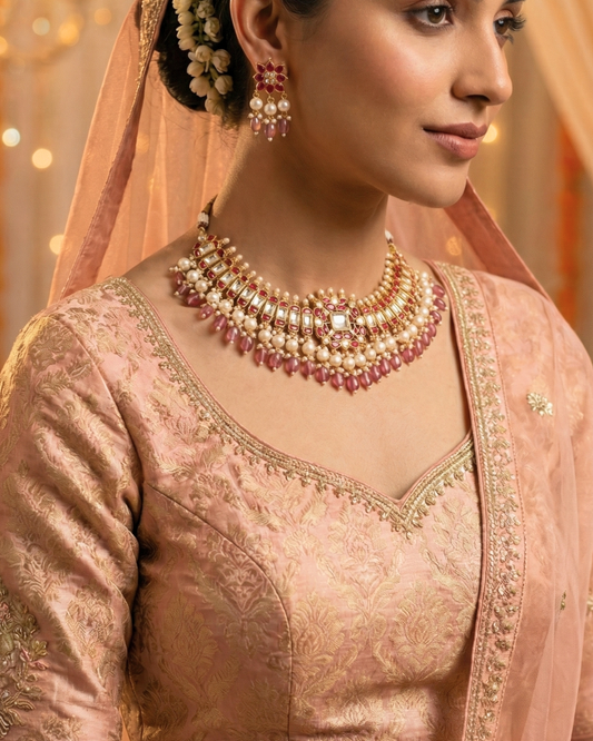 Laal Noor Kundan Set
