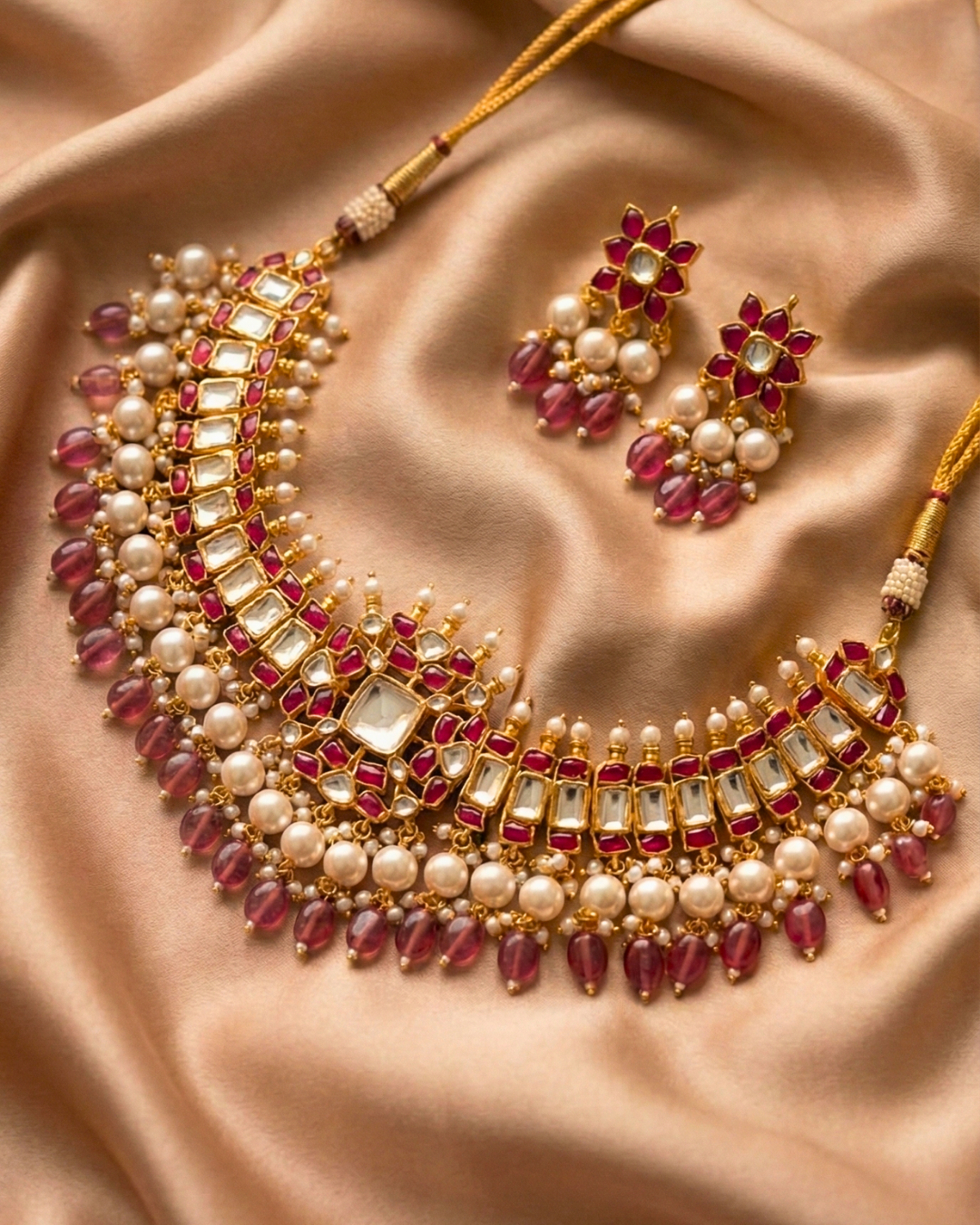 Laal Noor Kundan Set