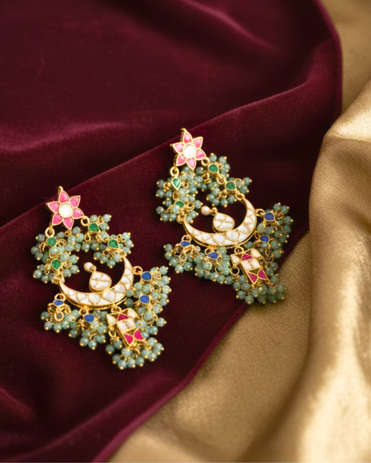 Mayura Gulabi Chandbalis