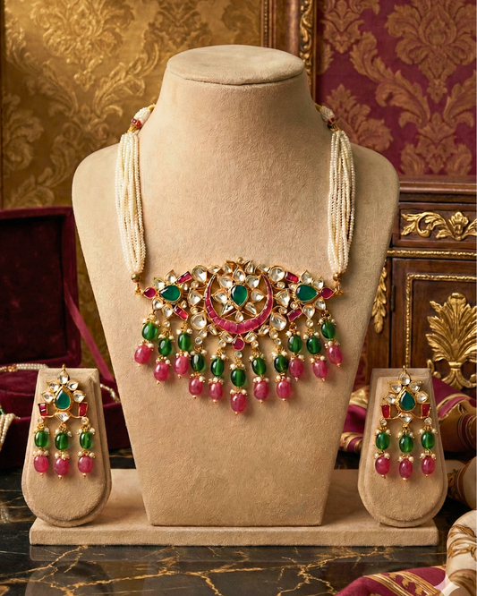 Chandrika Gulabi Hara Set