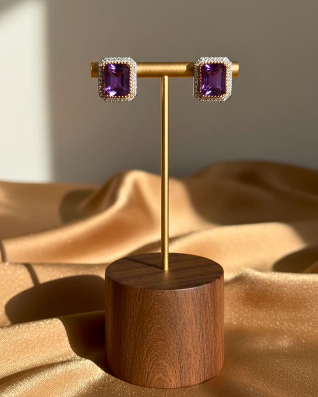 Amethyst Royale Studs