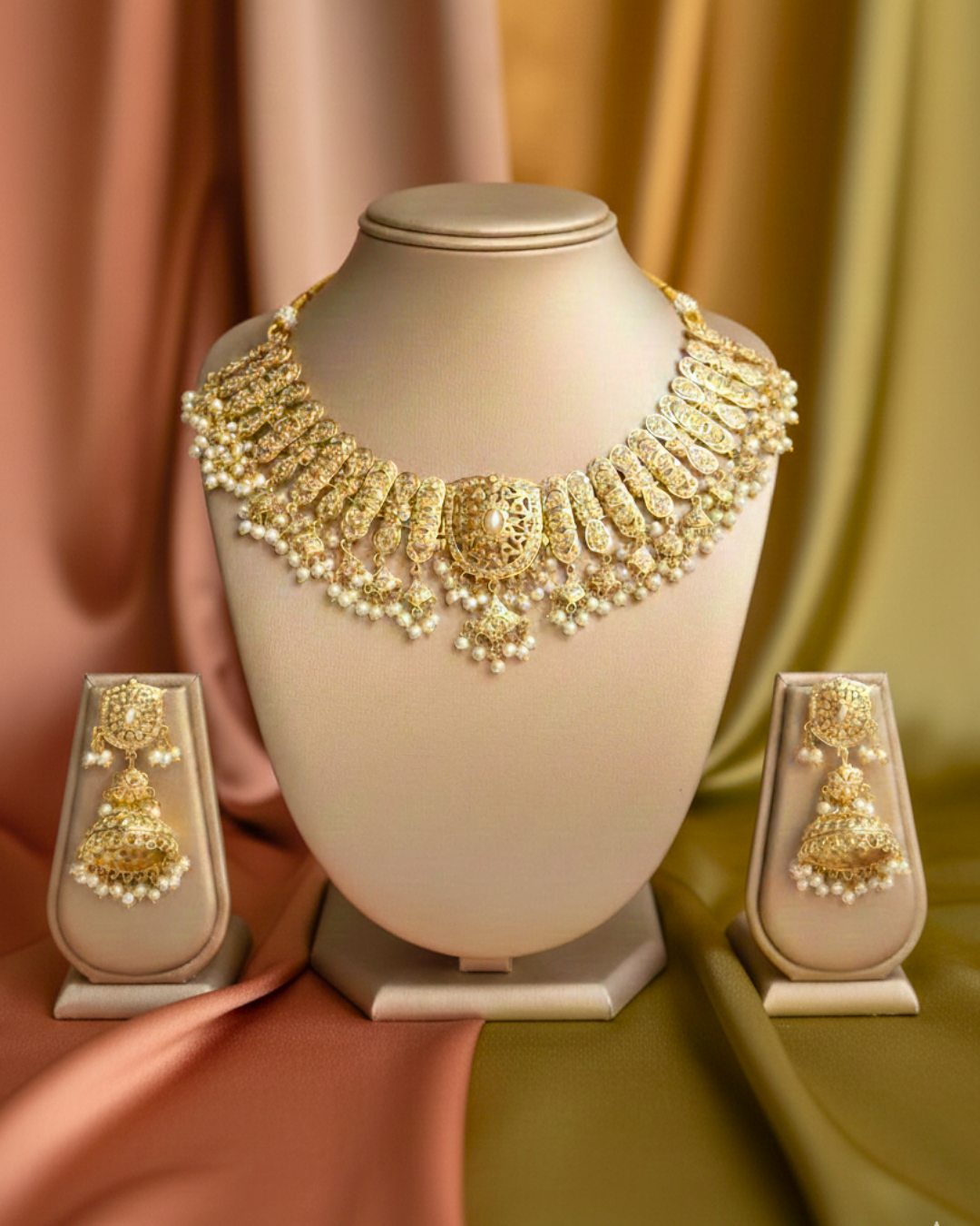 Ivory Heirloom Pearl Choker Set