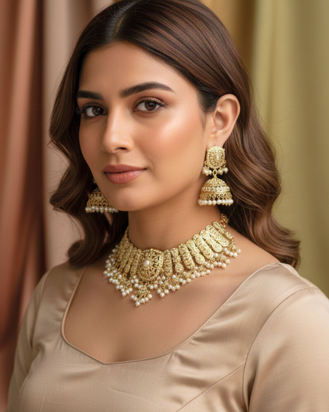 Ivory Heirloom Pearl Choker Set