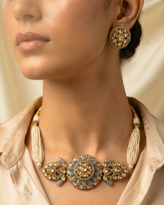 Nizam-e-Khaas Pearl Choker