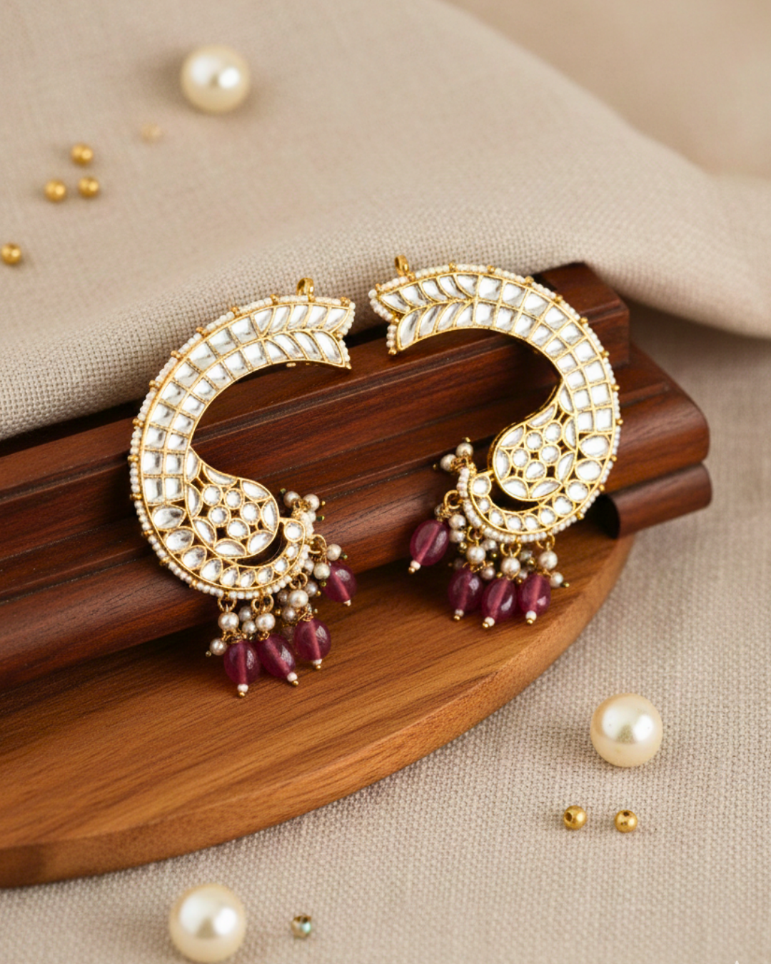 Malika-e-Khaas Ear Cuffs