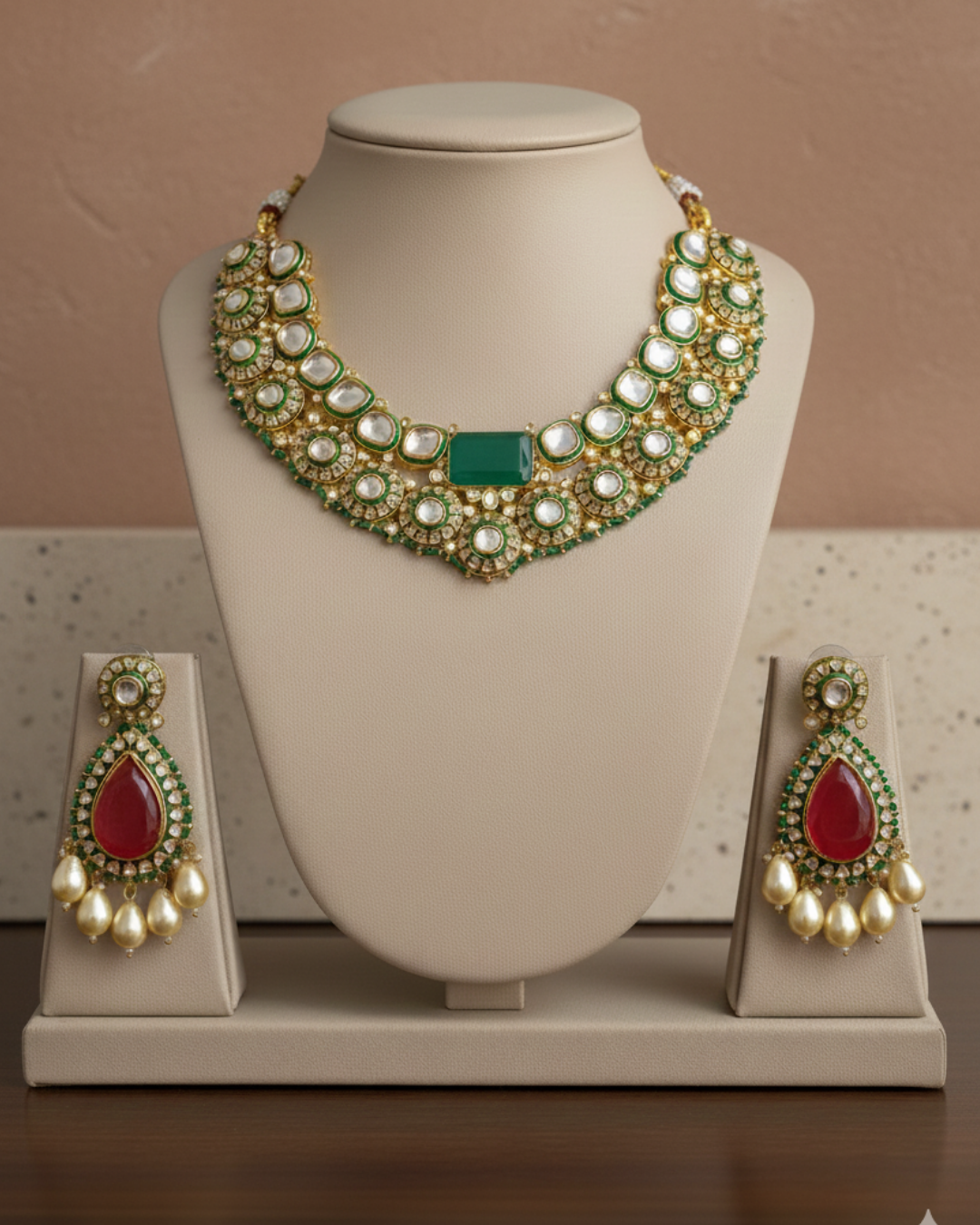 Emerald Noor Choker Set