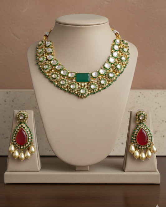 Emerald Noor Choker Set