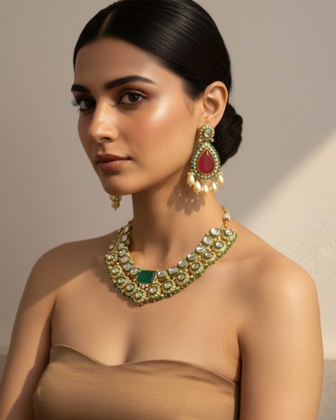 Emerald Noor Choker Set