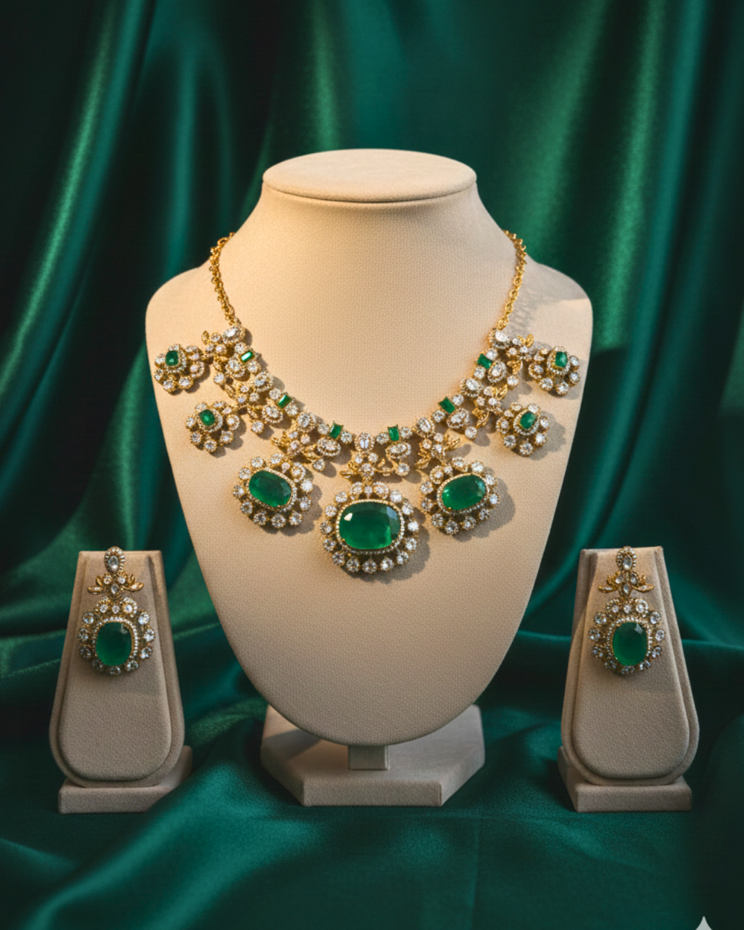 Zariné Emerald Heirloom Necklace Set