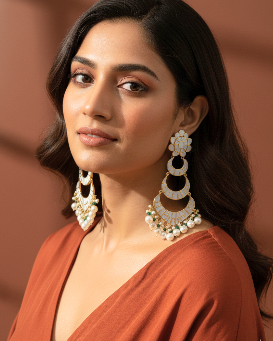 Saba Noor Chandelier Earrings