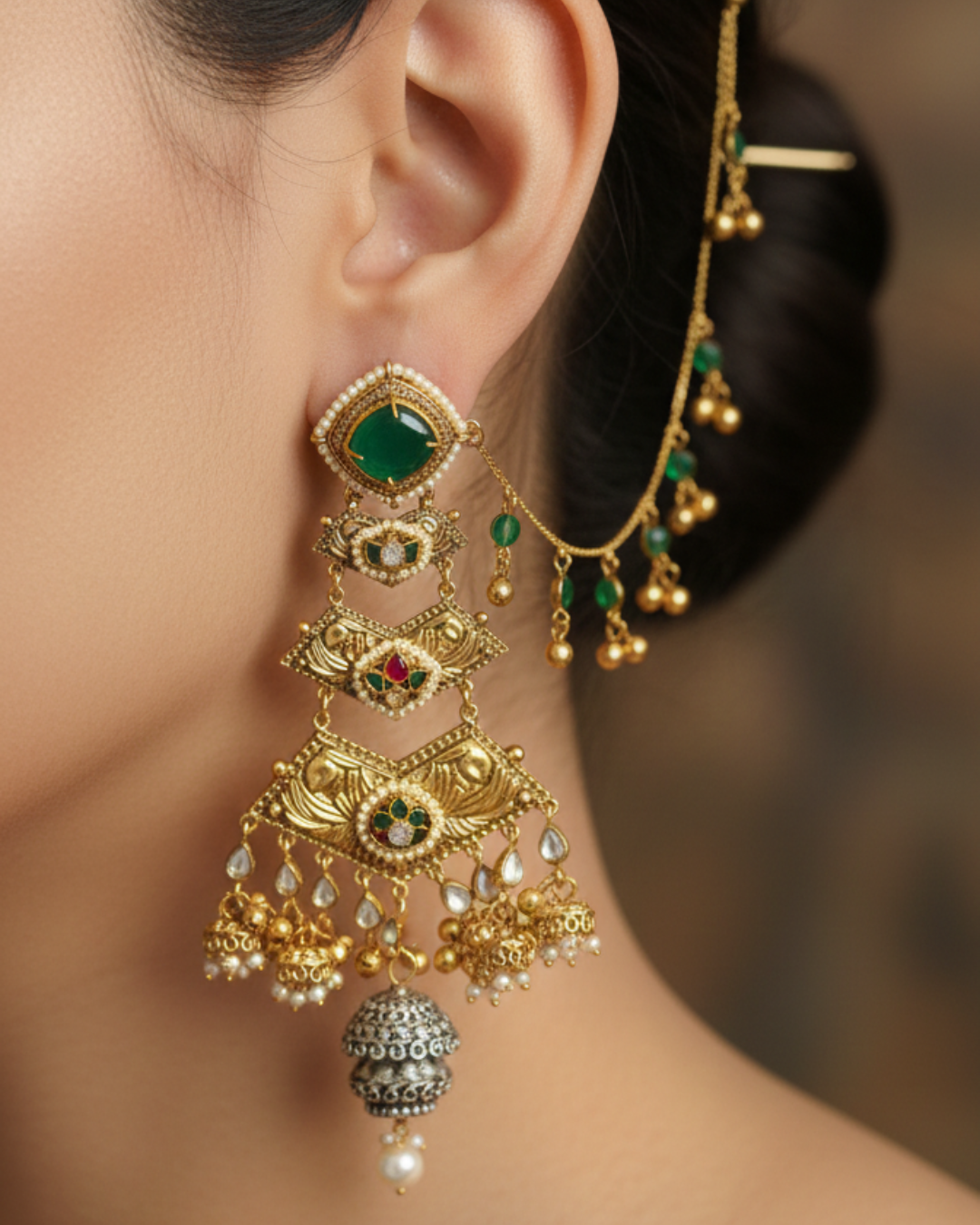 Iraaya Emerald Earrings