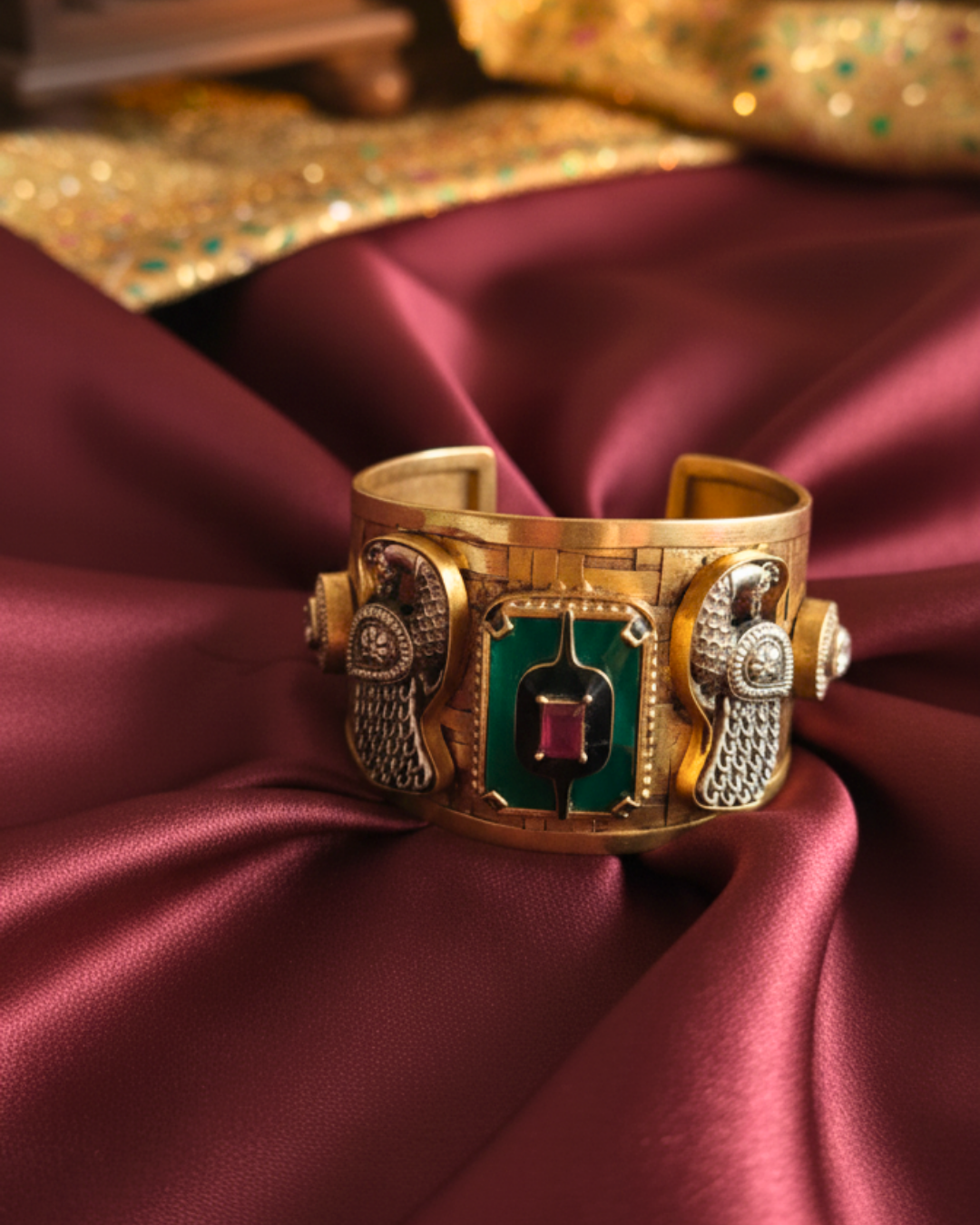 The Imperial Emerald Cuff