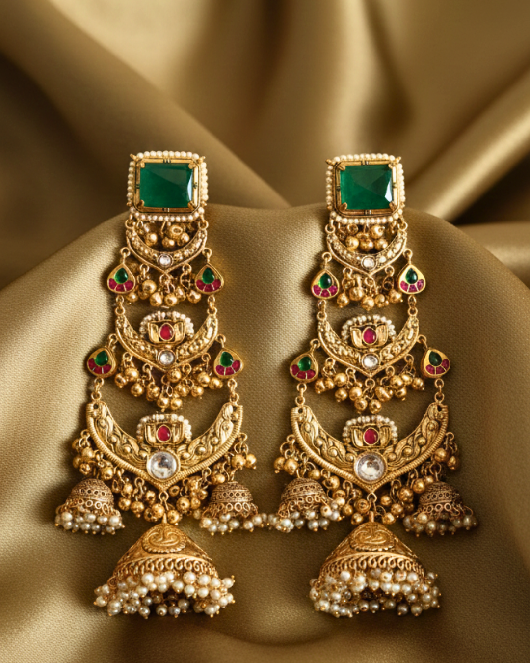 Amira Emerald Earrings