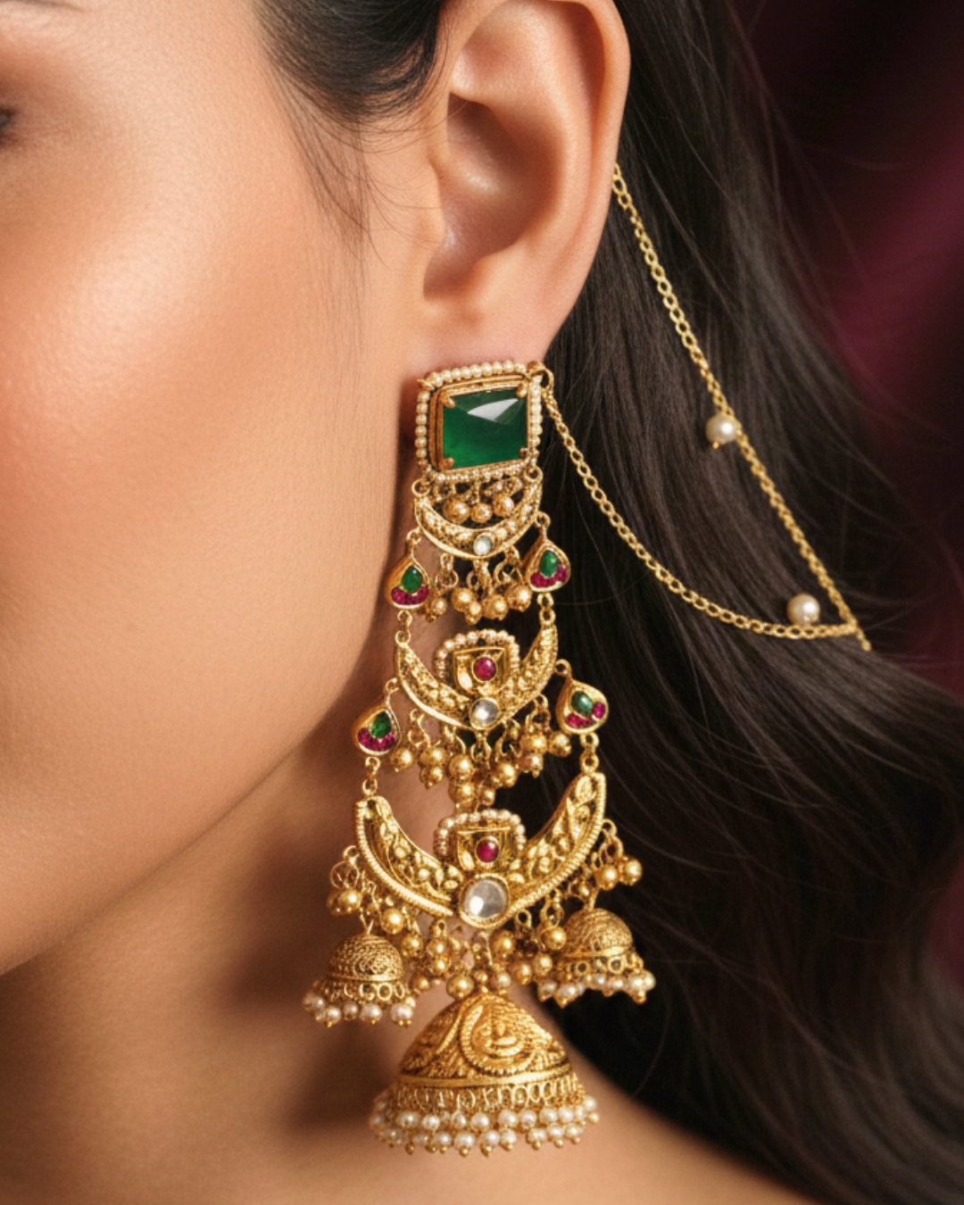 Amira Emerald Earrings