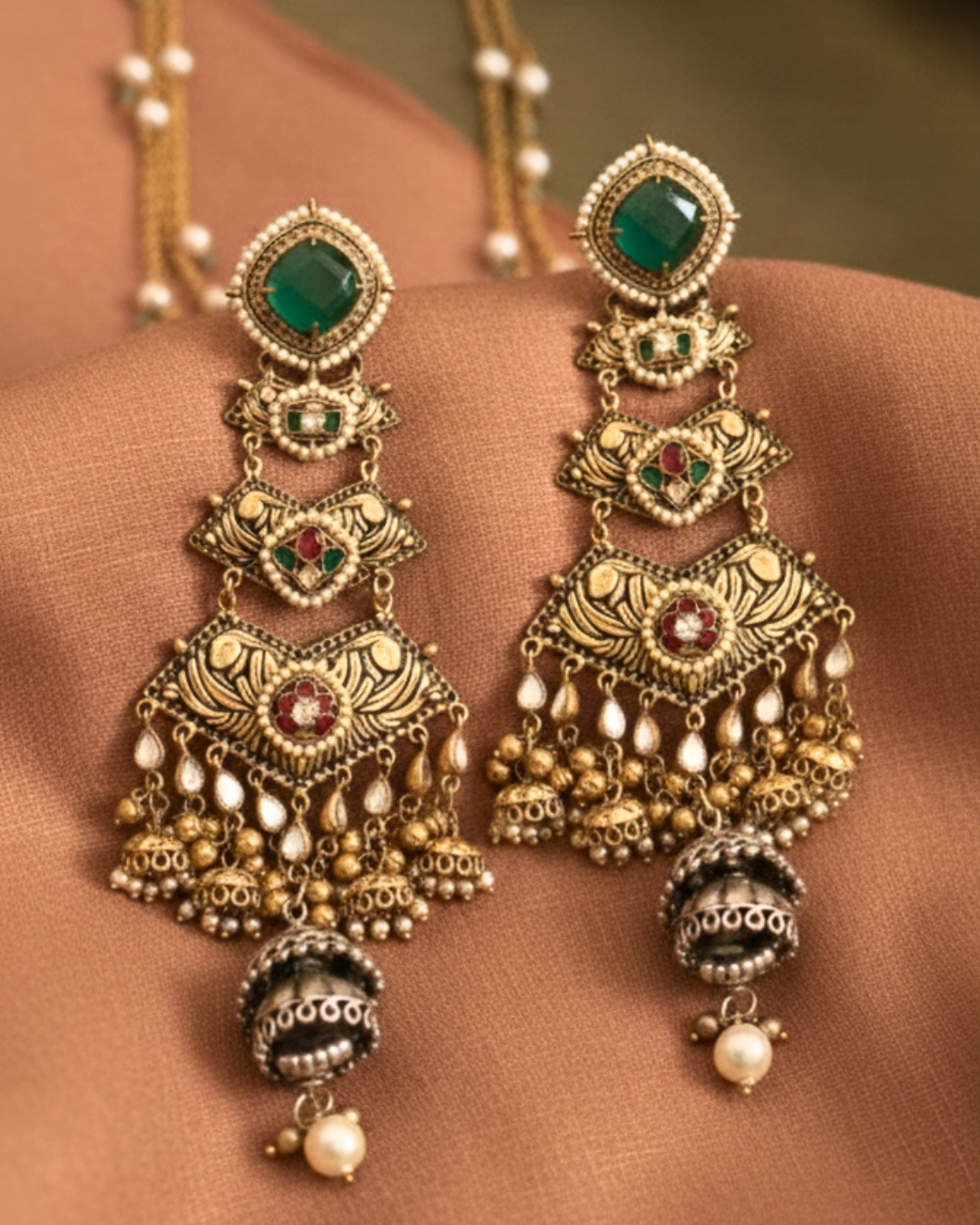 Elira Emerald Earrings