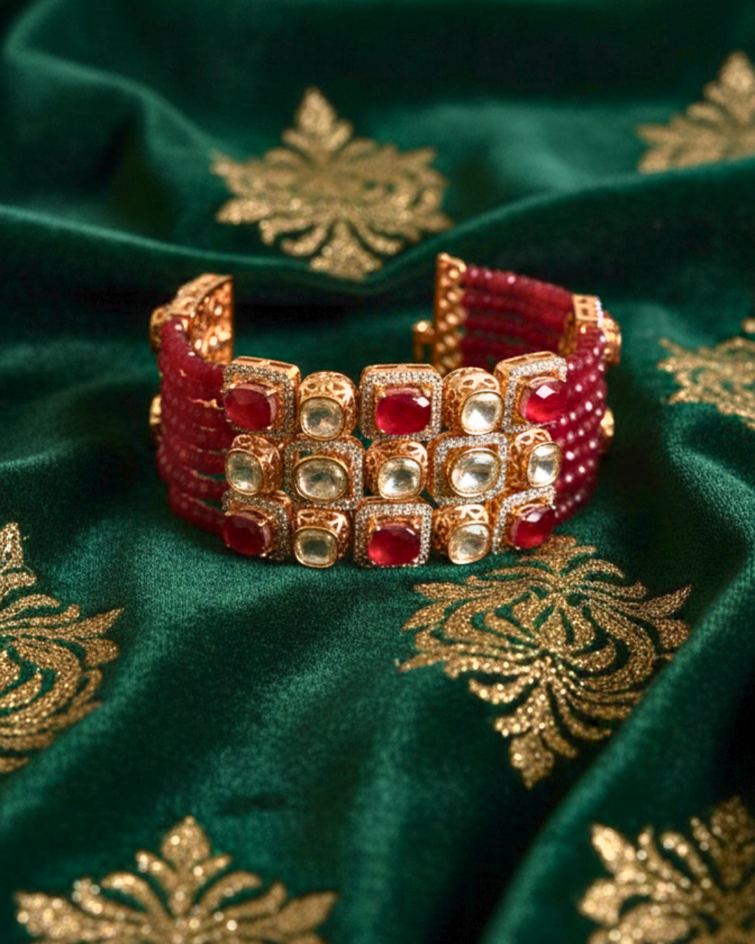 The Maharani Ruby Cuff