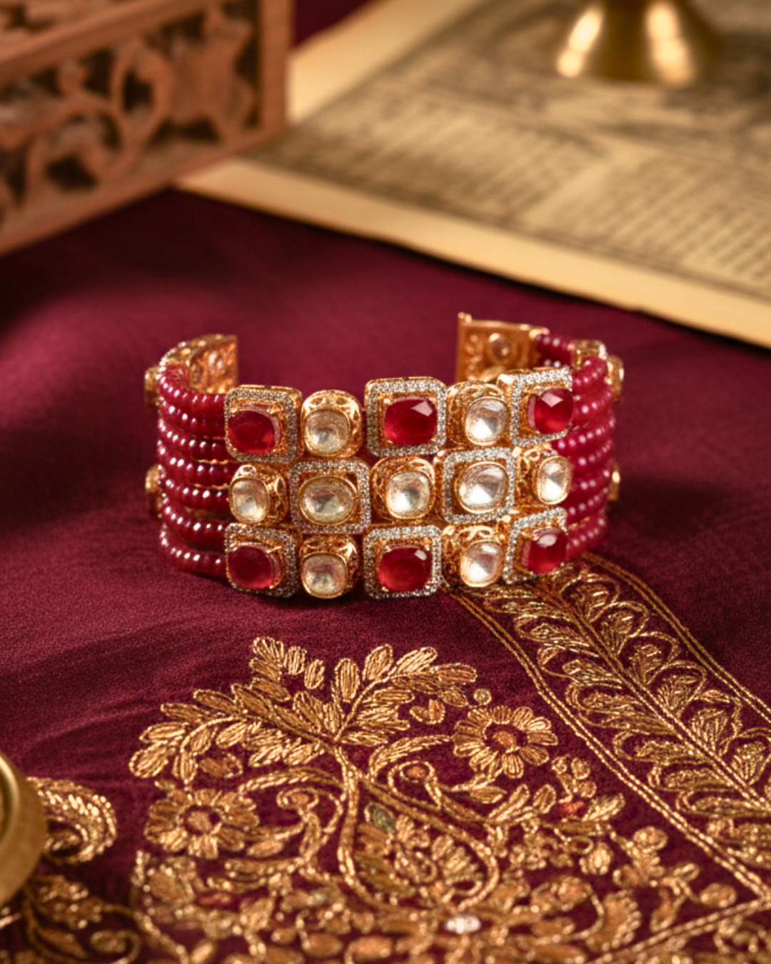 The Maharani Ruby Cuff
