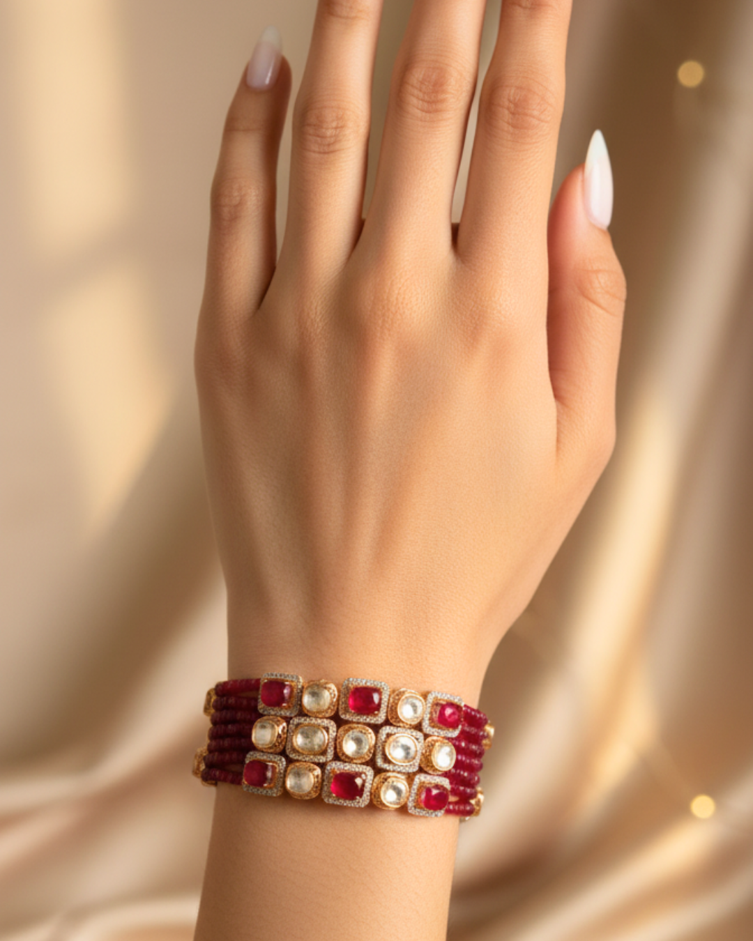 The Maharani Ruby Cuff
